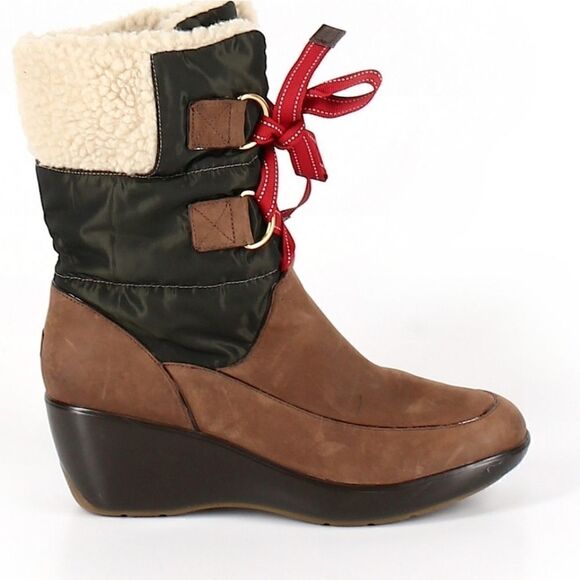 Sperry Leather Shearling Boots  - Picture 1 of 8